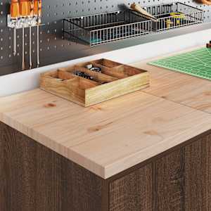 vidaXL Gar&aacute;žov&aacute; skriňa hned&yacute; dub 40x51x85 cm mas&iacute;vna borovica