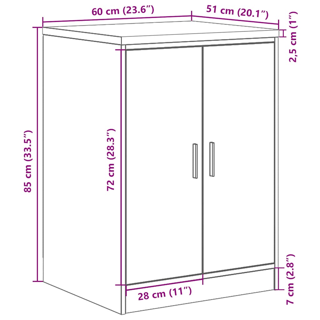Garažna omara za shranjevanje 60x51x85 cm trdna borovina - slika 12