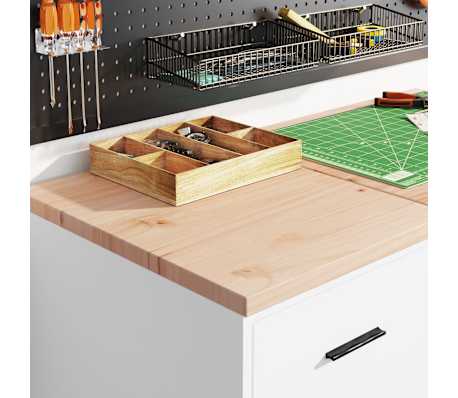 vidaXL Garāžas glabā&scaron;anas skapis, balts, 40x51x85 cm priedes masīvkoks