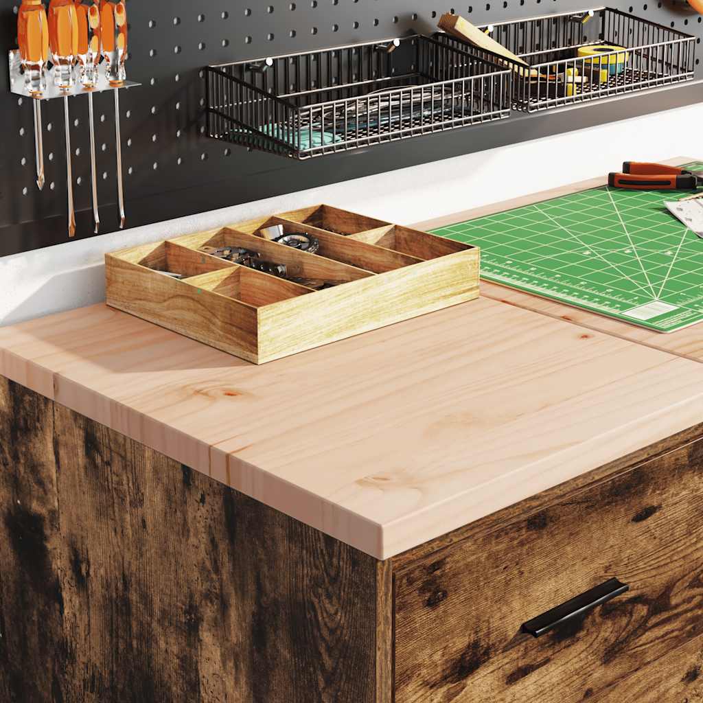 Thumbnail - vidaXL Garagen-Aufbewahrungsschrank Räuchereiche Massivholz Kiefer