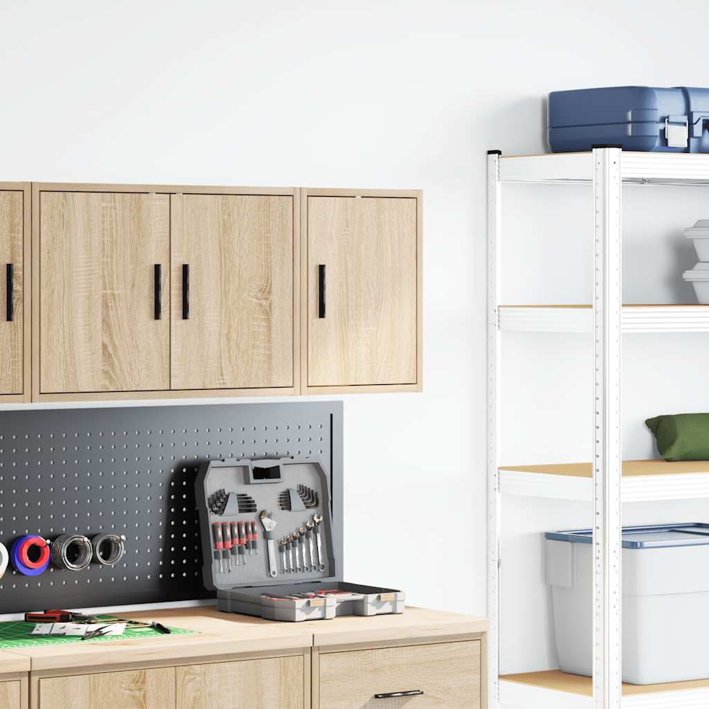 vidaXL Garagewandkast sonoma bewerkt hout eikenkleurig afbeelding