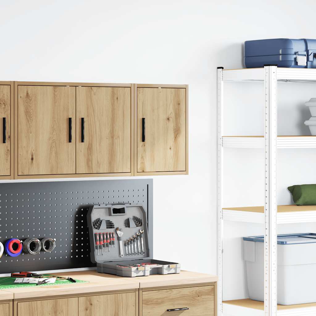 Thumbnail - vidaXL Garagen-Wandschrank Artisan-Eiche Holzwerkstoff