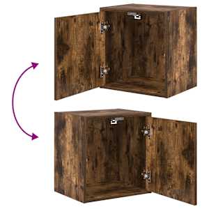 Garážová nástěnná skříňka Smoked Oak Engineered Wood - obrázek 9
