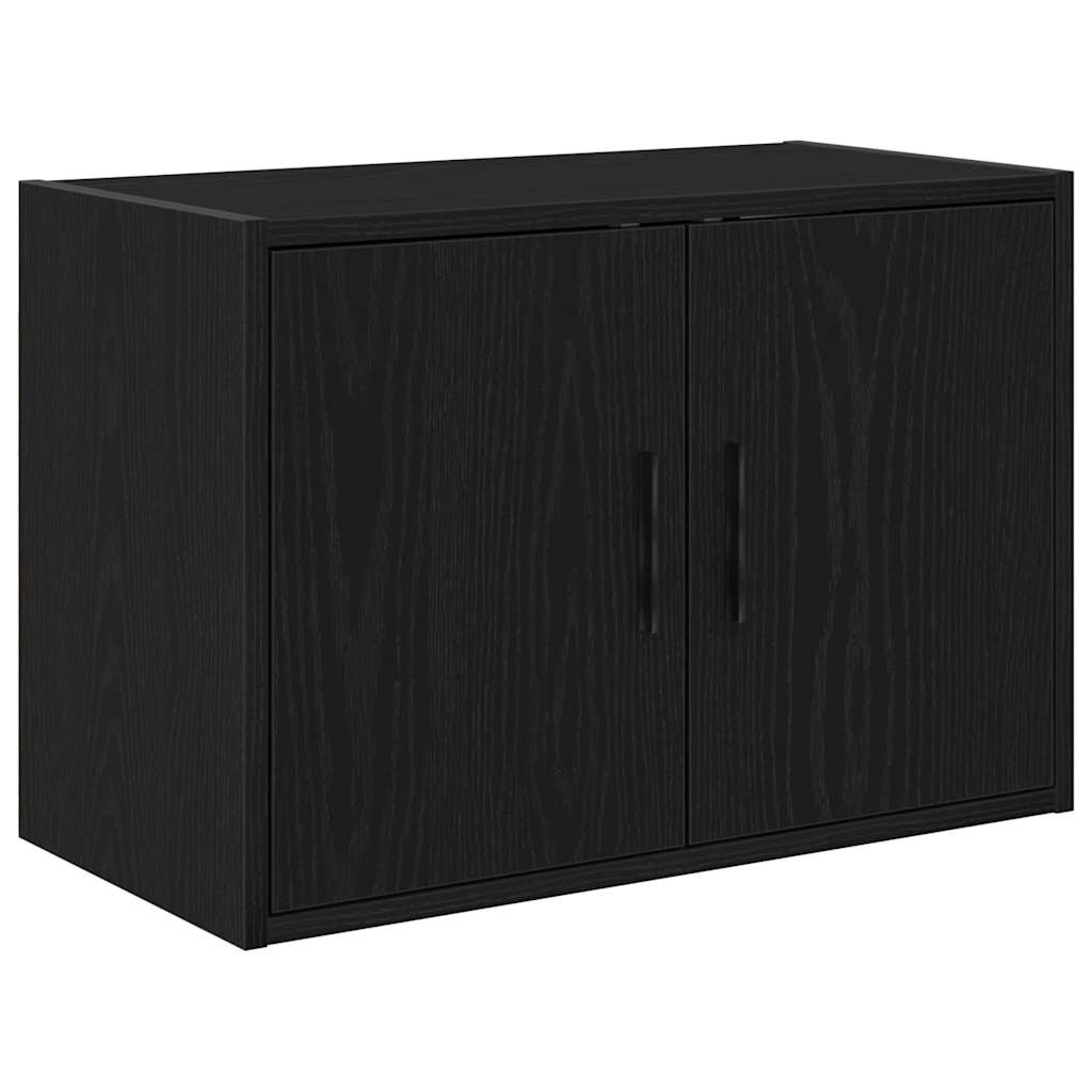 Thumbnail - vidaXL Garagen-Wandschrank Schwarz Holzwerkstoff