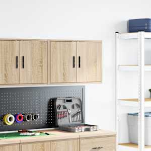 Garážová nástěnná skříň Sonoma Oak Engineered Wood - obrázek 3