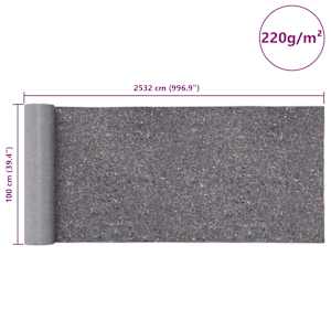 Protiskluzový malířský fleece 25 m 220 g/m² šedý - obrázek 11