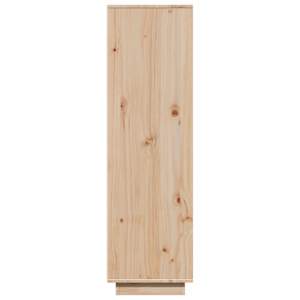 Skříň highboard 89x34x116,5 cm masivní borové dřevo - obrázek 6