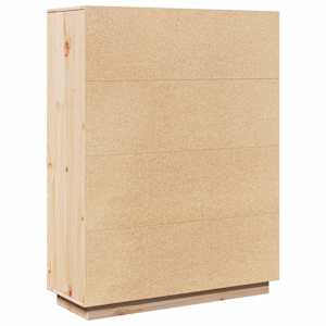 Skříň highboard 89x34x116,5 cm masivní borové dřevo - obrázek 7