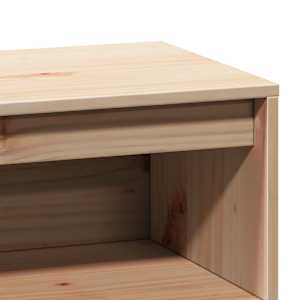 Skříň highboard 89x34x116,5 cm masivní borové dřevo - obrázek 8