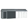 vidaXL Lindude puur Antratsiit 422 x 103 x 142 cm Tsinkteras