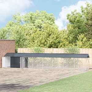 Ptičnik Antracit 844 x 103 x 142 cm Cinkana jeklena