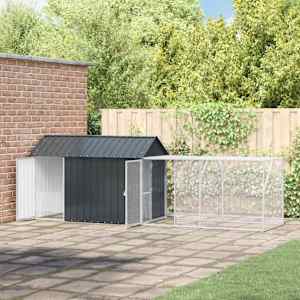 Ptičnik Antracit 416,5 x 103 x 142 cm Cinkana jeklena