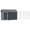 vidaXL Lindude puur Antratsiit 416,5 x 103 x 142 cm Tsinkteras