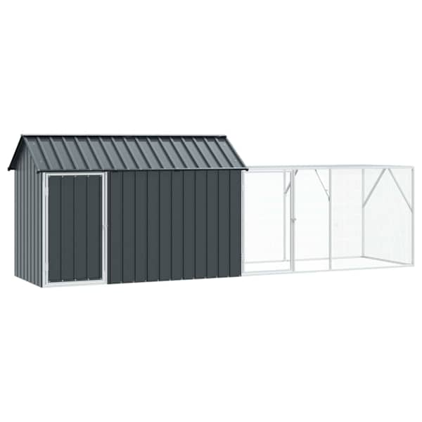 vidaXL Lindude puur Antratsiit 416,5 x 103 x 142 cm Tsinkteras