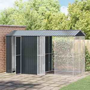 Ptičnik Antracit 430 x 208 x 247 cm Cinkana jeklena