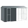 vidaXL Lindude puur Antratsiit 430 x 208 x 247 cm Tsinkteras
