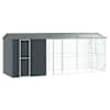 vidaXL Lindude puur Antratsiit 645 x 208 x 247 cm Tsinkteras