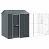 vidaXL Lindude puur Antratsiit 418 x 210 x 247 cm Tsinkteras