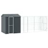 vidaXL Lindude puur Antratsiit 621 x 208 x 247 cm Tsinkteras
