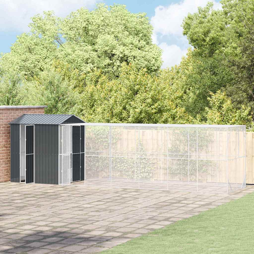 Madár kalitka Antracit 824 x 208 x 247 cm Horganyzott acél