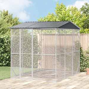 Ptičnik Antracit 227 x 310 x 247 cm Cinkana jeklena