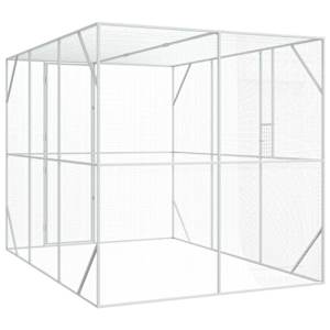 Ptačí klec Antracit 210 x 304 x 213 cm Pozinkovaná ocel - obrázek 5
