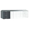 vidaXL Lindude puur Antratsiit 860 x 310 x 247 cm Tsinkteras