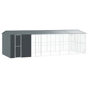 Ptačí klec Antracit 860 x 310 x 247 cm Pozinkovaná ocel - obrázek 2