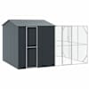 vidaXL Lindude puur Antratsiit 425 x 304 x 247 cm Tsinkteras