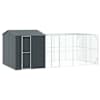 vidaXL Lindude puur Antratsiit 635 x 304 x 247 cm Tsinkteras