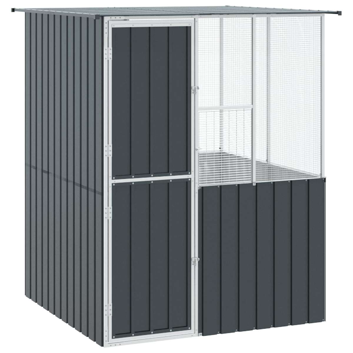 Fuglebur Antracit 165 x 165 x 200 cm Galvaniseret stål - Billede 2