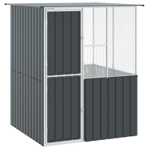vidaXL Lindude puur Antratsiit 165 x 165 x 200 cm Tsinkteras
