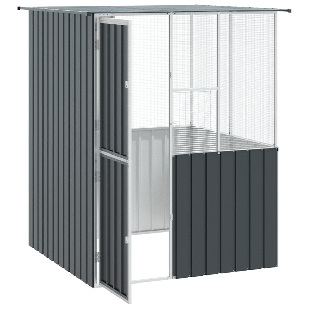 Fuglebur Antracit 165 x 165 x 200 cm Galvaniseret stål - Billede 3