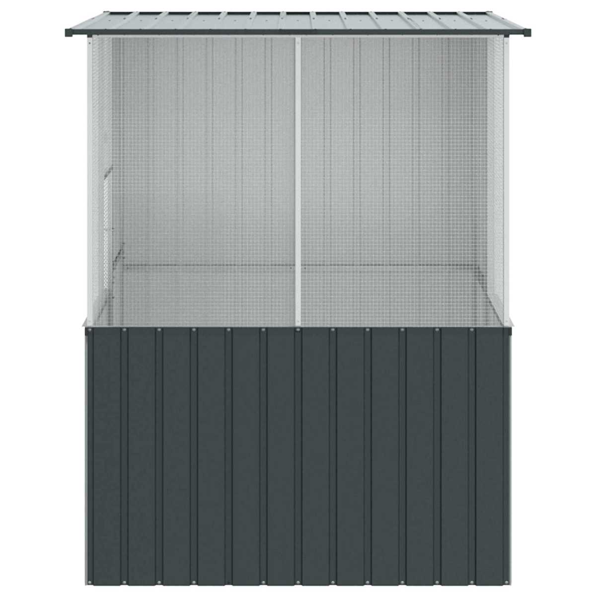 Fuglebur Antracit 165 x 165 x 200 cm Galvaniseret stål - Billede 5