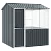 vidaXL Lindude puur Antratsiit 215 x 209 x 230 cm Tsinkteras