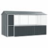 vidaXL Lindude puur Antratsiit 410 x 210 x 230 cm Tsinkteras