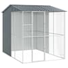 vidaXL Lindude puur Antratsiit 215 x 310 x 247 cm Tsinkteras