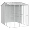 vidaXL Lindude puur ladustamisega Hall 215 x 310 x 247 cm Tsinkteras