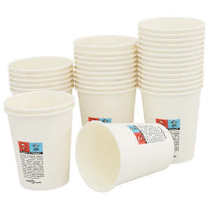 Papírové kelímky na kávu s víčky 1000 pcs 8oz 200ml - obrázek 7