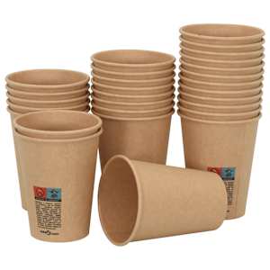 Papírové kelímky na kávu s víčky 1000 pcs 12oz 300ml - obrázek 7