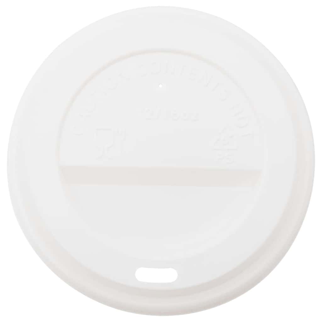 Thumbnail - vidaXL Pappbecher mit Deckeln 1000 Stk. 16oz 400ml