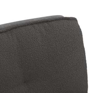 vrtljivi pisarniški stol Temno siva kodrasta volna podobna - slika 9