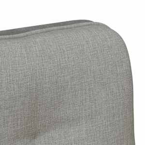 Otočná kancelářská židle světle šedá textil - obrázek 9