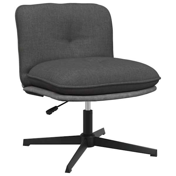 vidaXL p&ouml;&ouml;ratav kontoritool, tumehall, kangas