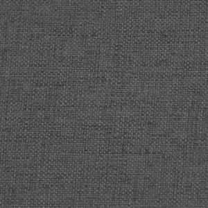 Otočná kancelářská židle tmavě šedá textil - obrázek 12