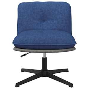 Otočná kancelářská židle modrá textil - obrázek 4