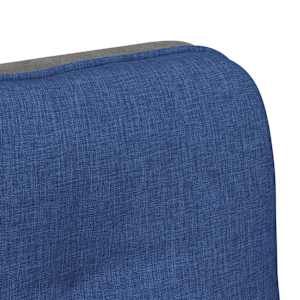 Otočná kancelářská židle modrá textil - obrázek 9