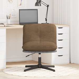 Otočná kancelářská židle taupe textil - obrázek 3