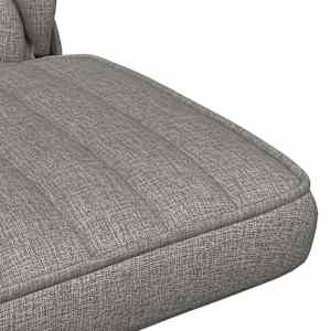 Otočná kancelářská židle světle šedá textil - obrázek 8