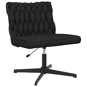Otočná kancelářská židle černá textil - obrázek 2